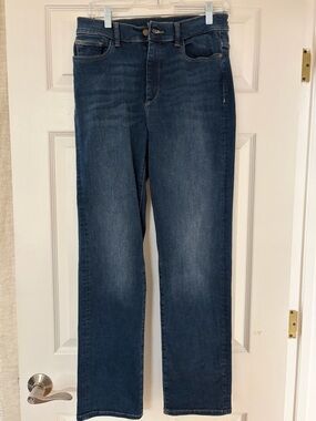 DL1961 Straight Jeans in Dark Blue Wash